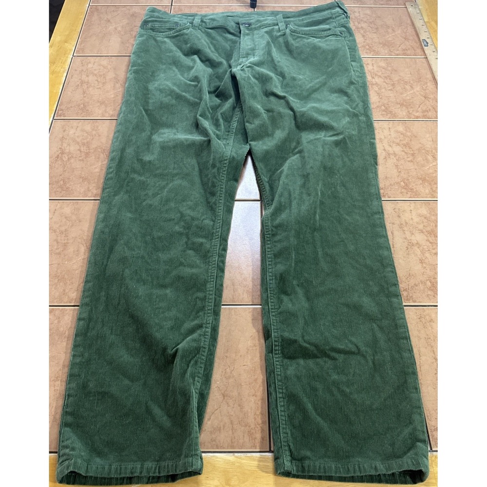 Vineyard Vines Green Corduroy Pants Mens Sz 36 x 30 Five Pocket Straight Preppy - Picture 1 of 9